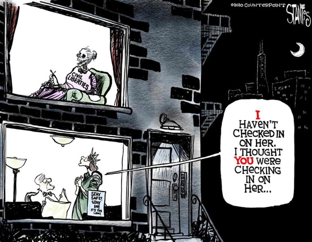Week in cartoons: Essential business, stimulus checks and more