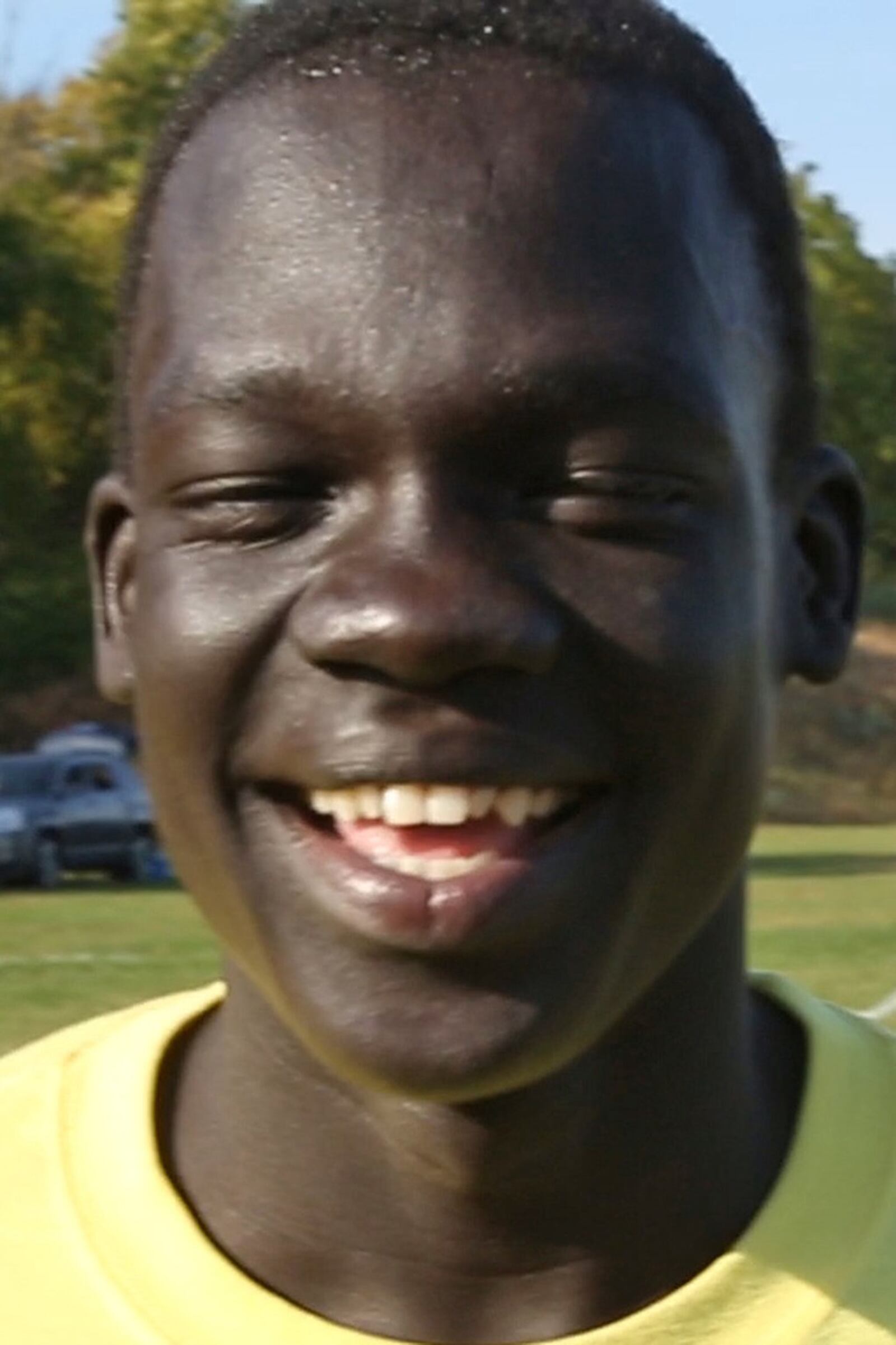 Bungire “Kashu” Opothi, from Ethiopia, is a member of the Belmont High School Boys Soccer Team. TY GREENLEES / STAFF