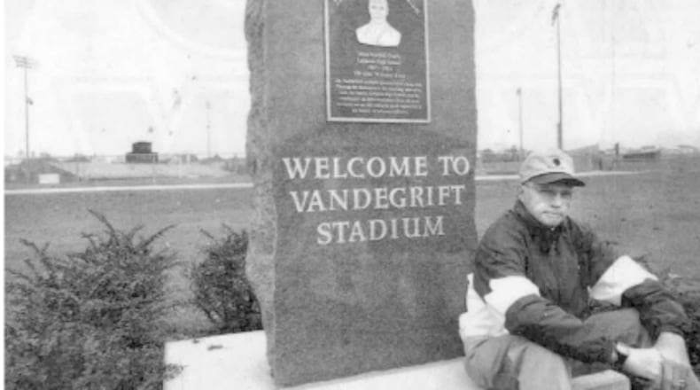 Lebanon High School's stadium is named for former football, track and cross country coach Jim VanDeGrift.
