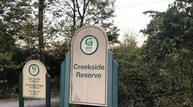 Creekside Reserve is a beautiful park in Beavercreek that stretches adjacent to the Creekside Bike Trail.