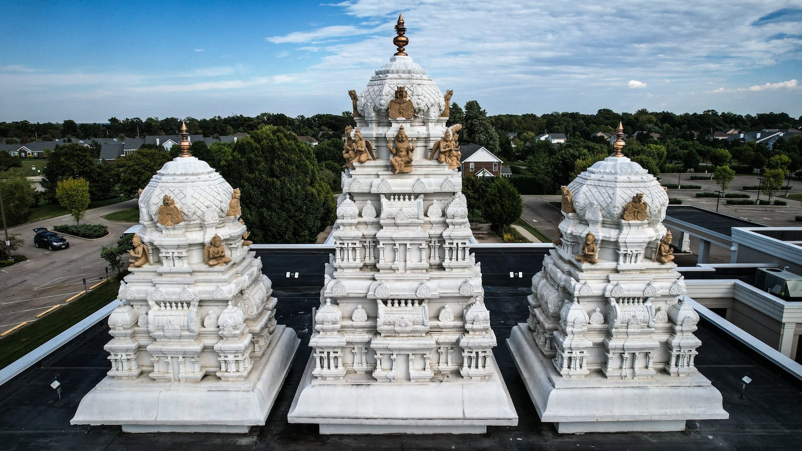 The Hindu Temple of Dayton is located on Temple Lane in Beavercreek. JIM NOELKER/STAFF