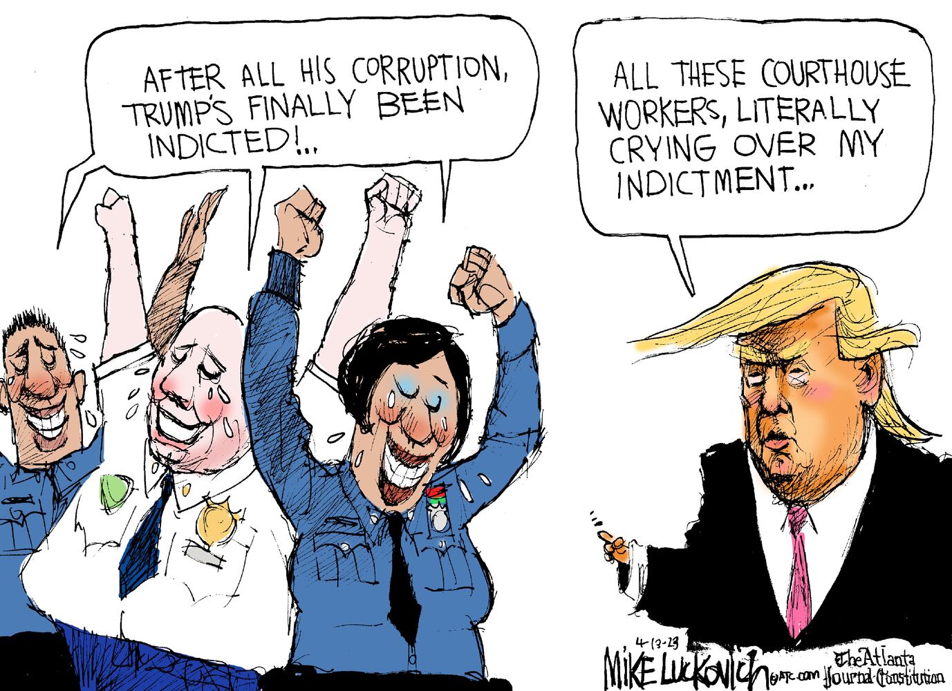 CARTOONS: Mike Luckovich, April 16, 2023