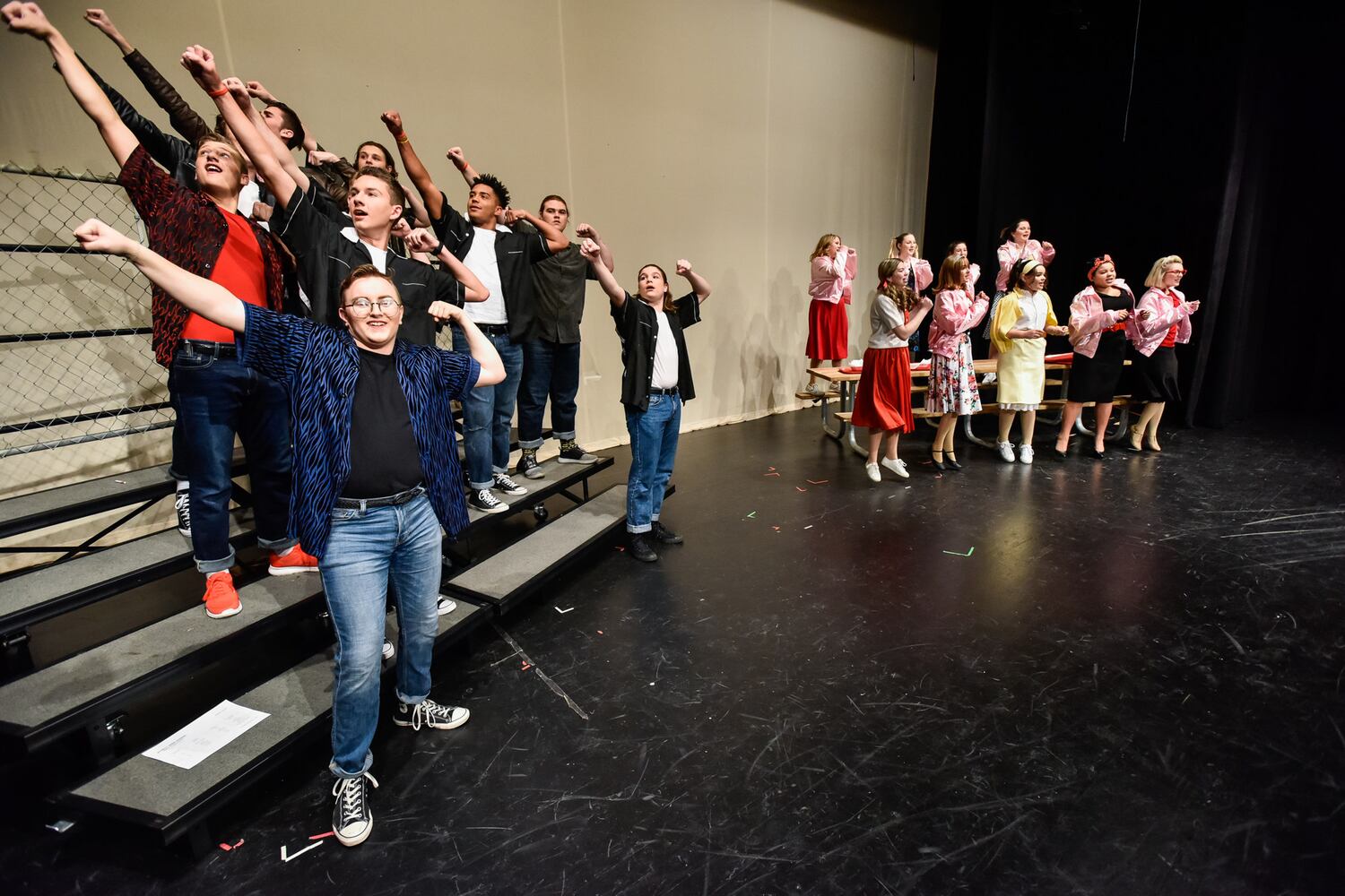 Madison students rehearse for upcoming "Grease" musical