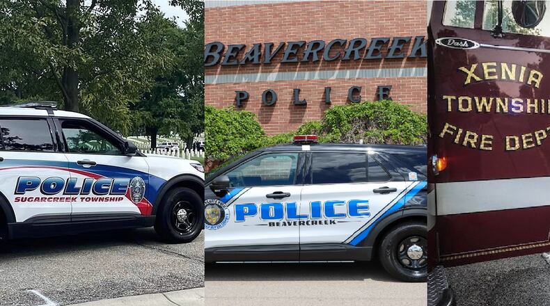 Election results for Sugarcreek Twp. police, Xenia Twp. roads and fire, and Beavercreek police.