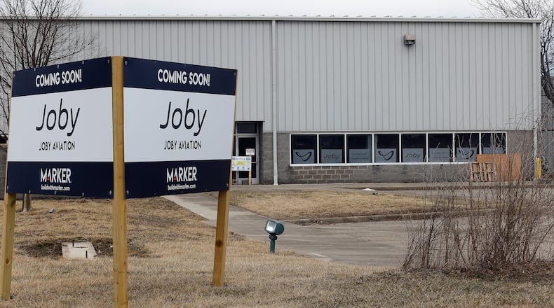 The Joby Aviation facility located 3571 Concorde Drive near the Dayton International Airport. MARSHALL GORBY/STAFF