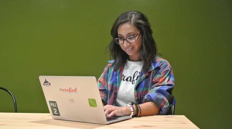 Arielle Jordan at work. CONTRIBUTED