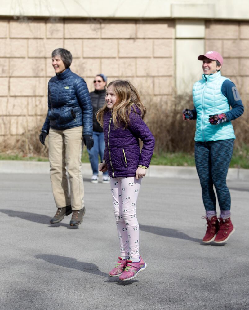 PHOTOS: Simon Says and outdoor word scrambles, Daytonians get creative with social distancing