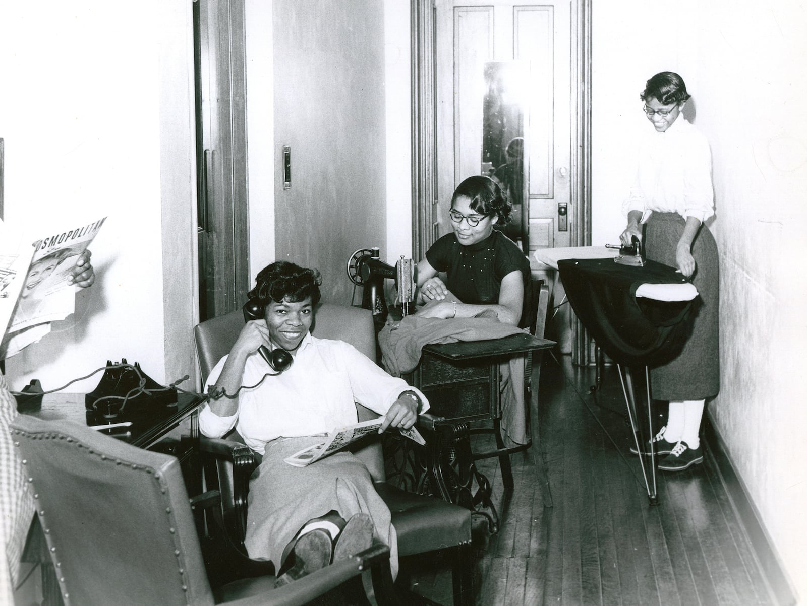 A scene from the West Dayton YWCA in 1954. A small sewing club meeting at the Eaker Street African Methodist Episcopal Church, the city’s first black church, led to the nation's first YWCA branch for African American women and girls in 1889. CONTRIBUTED PHOTO / YWCA DAYTON