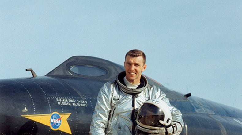 ‘An Evening with an Enshrinee’ Aug. 23 at the National Museum of the U.S. Air Force will feature Joe H. Engle, a retired major general, astronaut and the last remaining X-15 pilot. (Contributed photo)