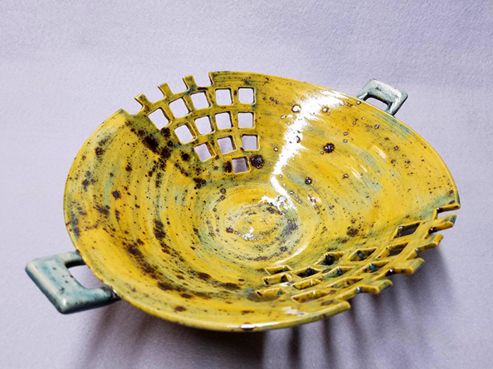 Yellow shipwreck basket by artist Gabrielle Nappo will be among the gifts available at The Contemporary Dayton's online shop, The Holiday Co-Share. CONTRIBUTED PHOTO