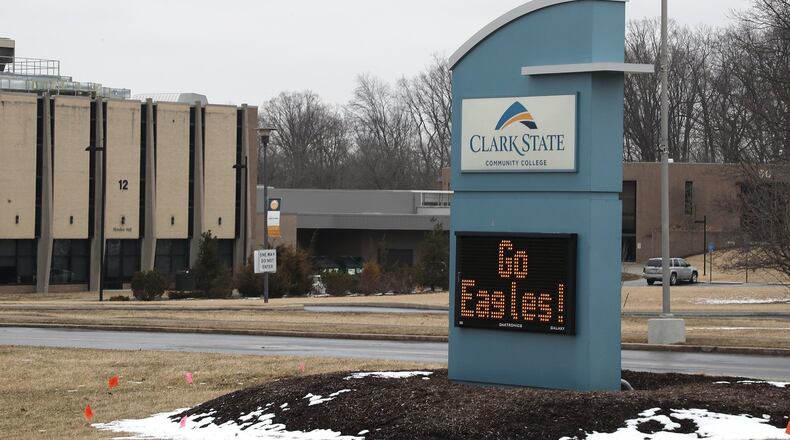 Clark State Community College was selected to participate in a federal work-study experiment. BILL LACKEY/STAFF