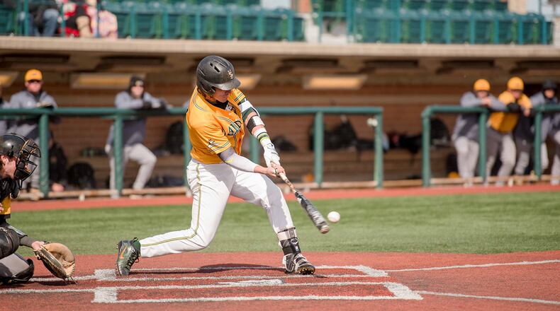 Wright State sophomore Alex Alders has been named the Horizon League Batter of the Week. JOSEPH CRAVEN/CONTRIBUTED PHOTO
