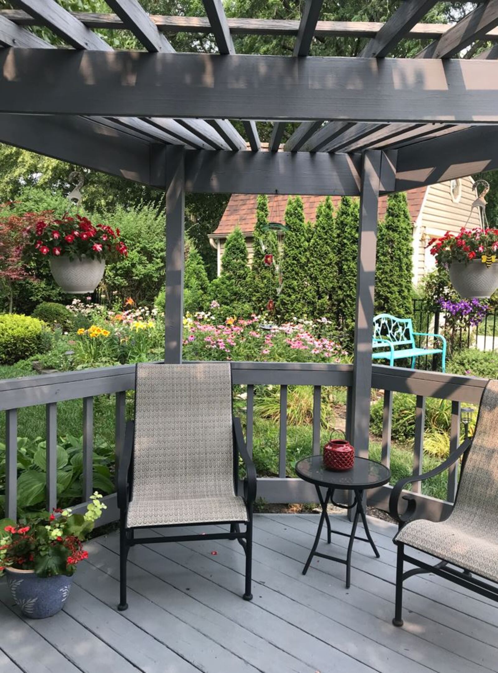 Sam and Susie Kurtz have transformed their backyard into a tranquil place. CONTRIBUTED