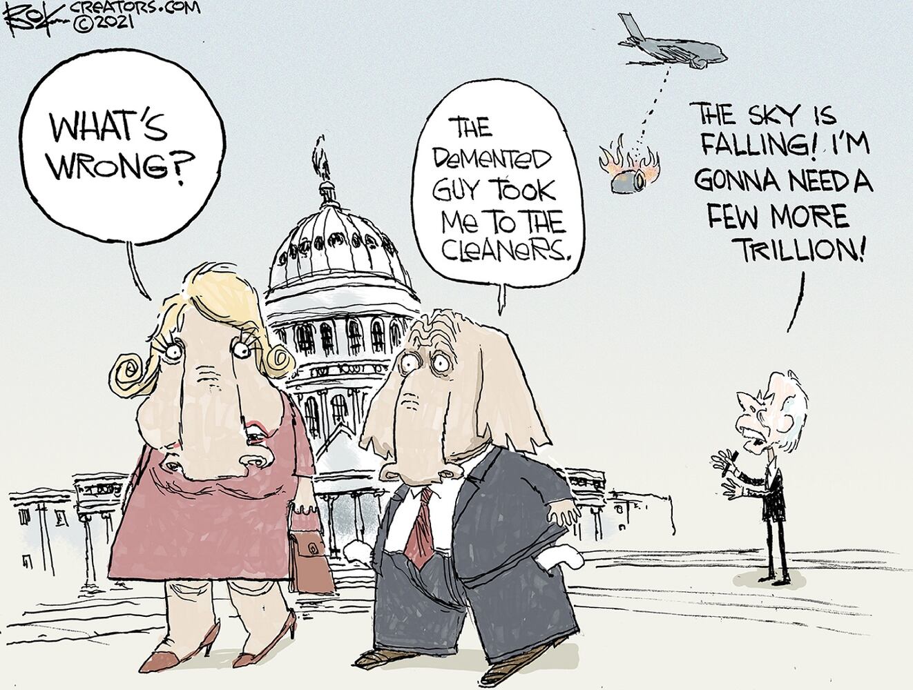 Week in cartoons: Biden press conference, Georgia voting rules and more