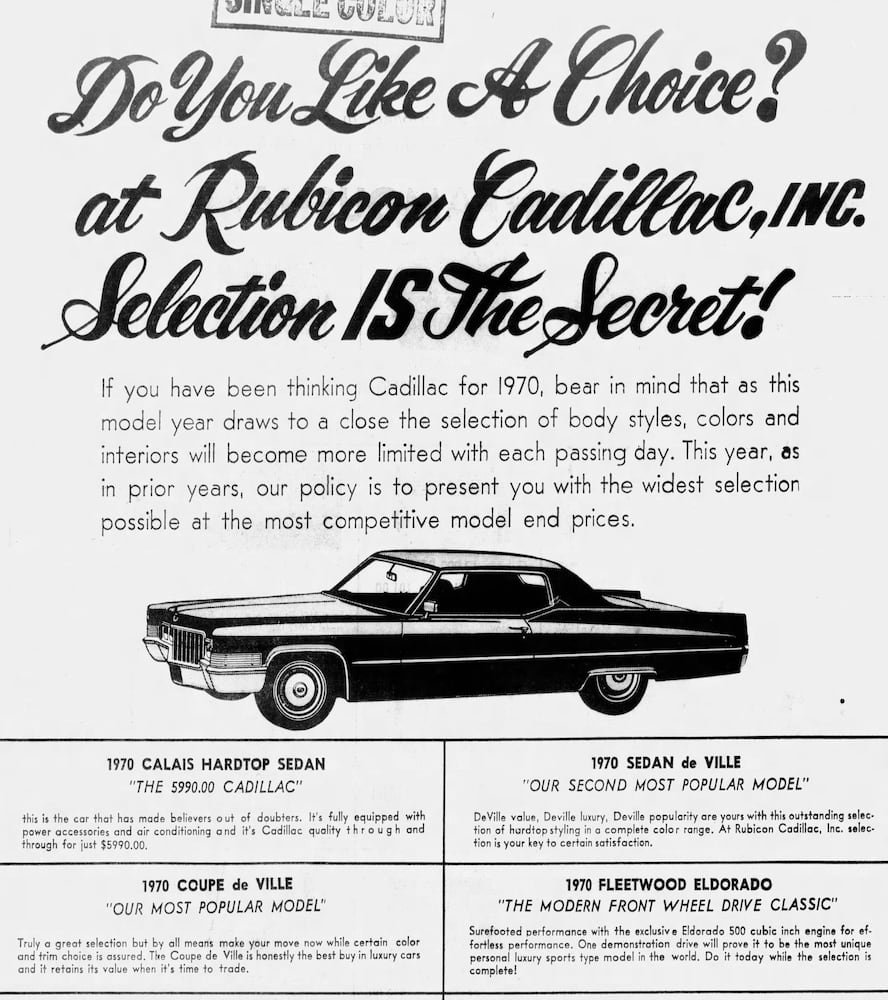 Vintage Dayton Daily News advertisement