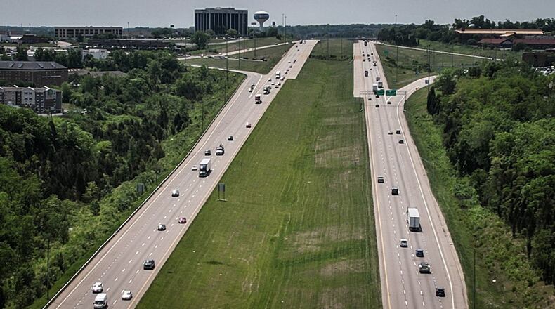 Traffic on Interstate 75 is expected to be heavy on this Memorial Day weekend. AAA projects 42.3 million Americans will travel 50 miles or more from home, a 7% increase over 2022. JIM NOELKER/STAFF