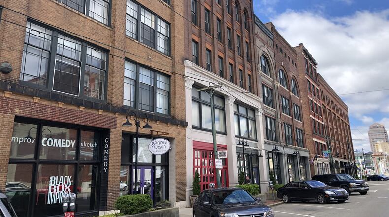 The Cannery Lofts in downtown Dayton has taken a variety of steps to make its apartment buildings safe for residents. CORNELIUS FROLIK / STAFF