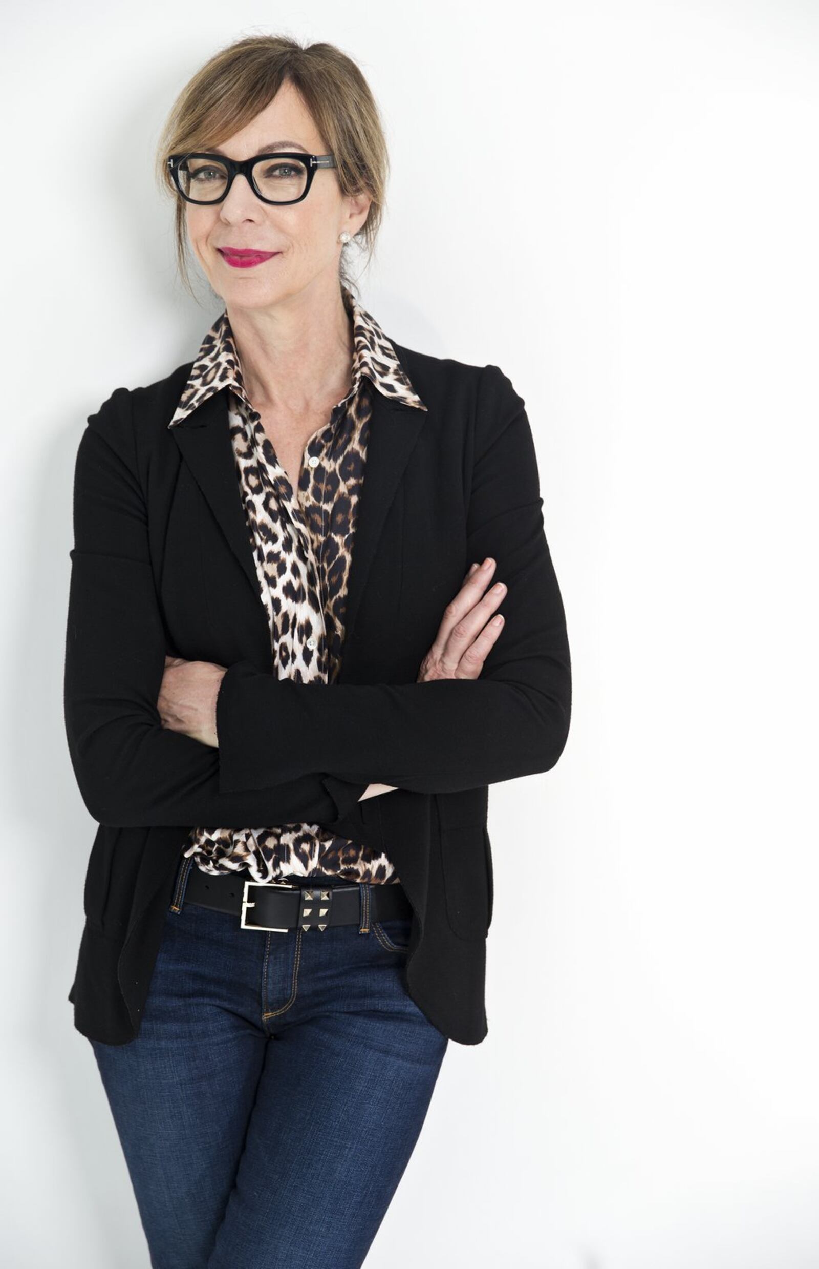 In this March 29, 2017 photo, Allison Janney poses for a portrait in New York. Janney, who won Emmy Awards for her work in “The West Wing” and “Mom,” is starring in a Broadway revival of “Six Degrees of Separation.” (Photo by Brian Ach/Invision/AP)