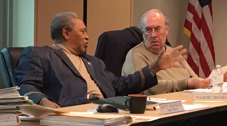 Rev.Wilburt O.Shanklin at a Montgomery County Veterans Services Commission meeting in January 2017. BARRIE BARBER/STAFF