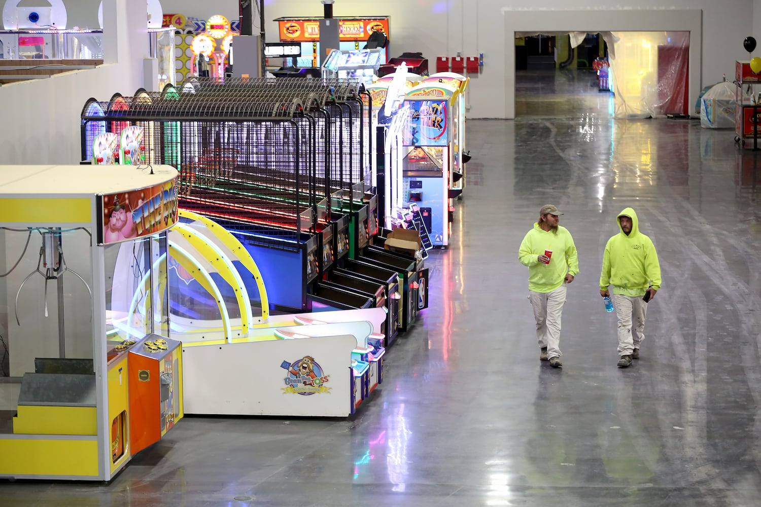 Sneak Peek: Scene75 prepares to reopen with new two-story carousel and indoor spin coaster