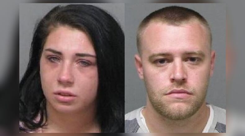 Chelsea Dean, left, and Aaron Marshall