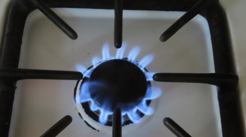 Efforts by a natural gas aggregation group that may include more than a dozen suburban Dayton cities are delayed until next year due to a lack of interested energy suppliers. (AP Photo/Wayne Parry)