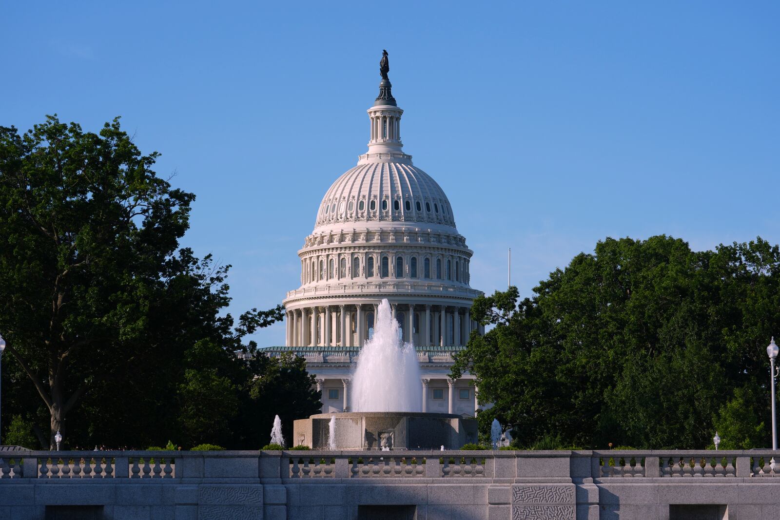 The Capitol is seen as Congress returns to work after the Memorial Day recess, Monday, June 2, 2025. (AP Photo/J. Scott Applewhite)