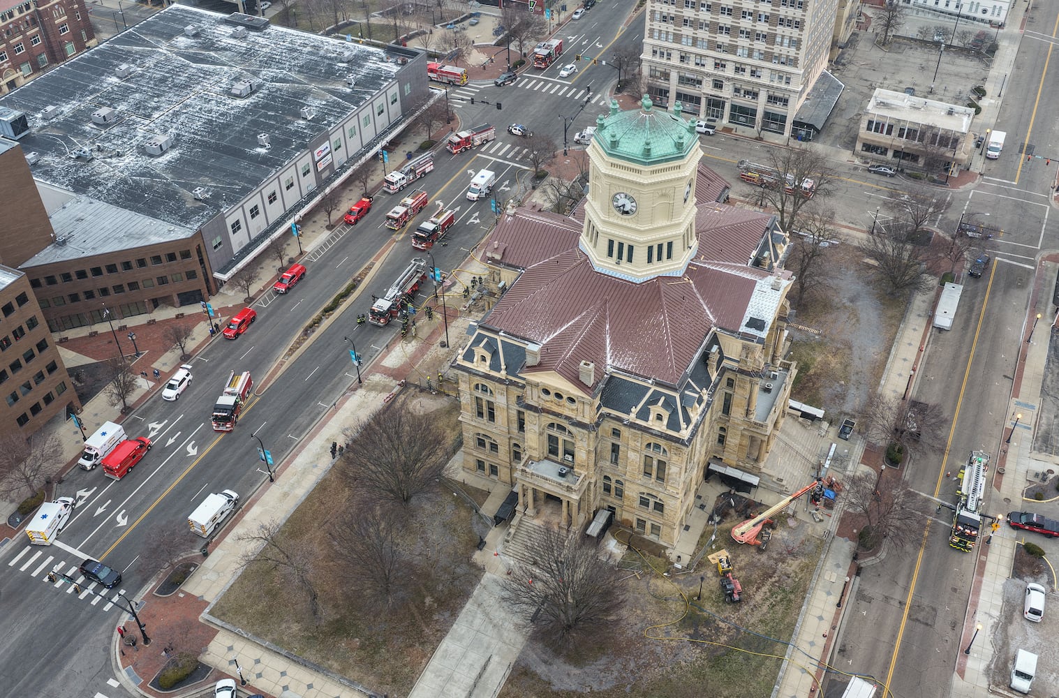 Butler County Courthouse fire