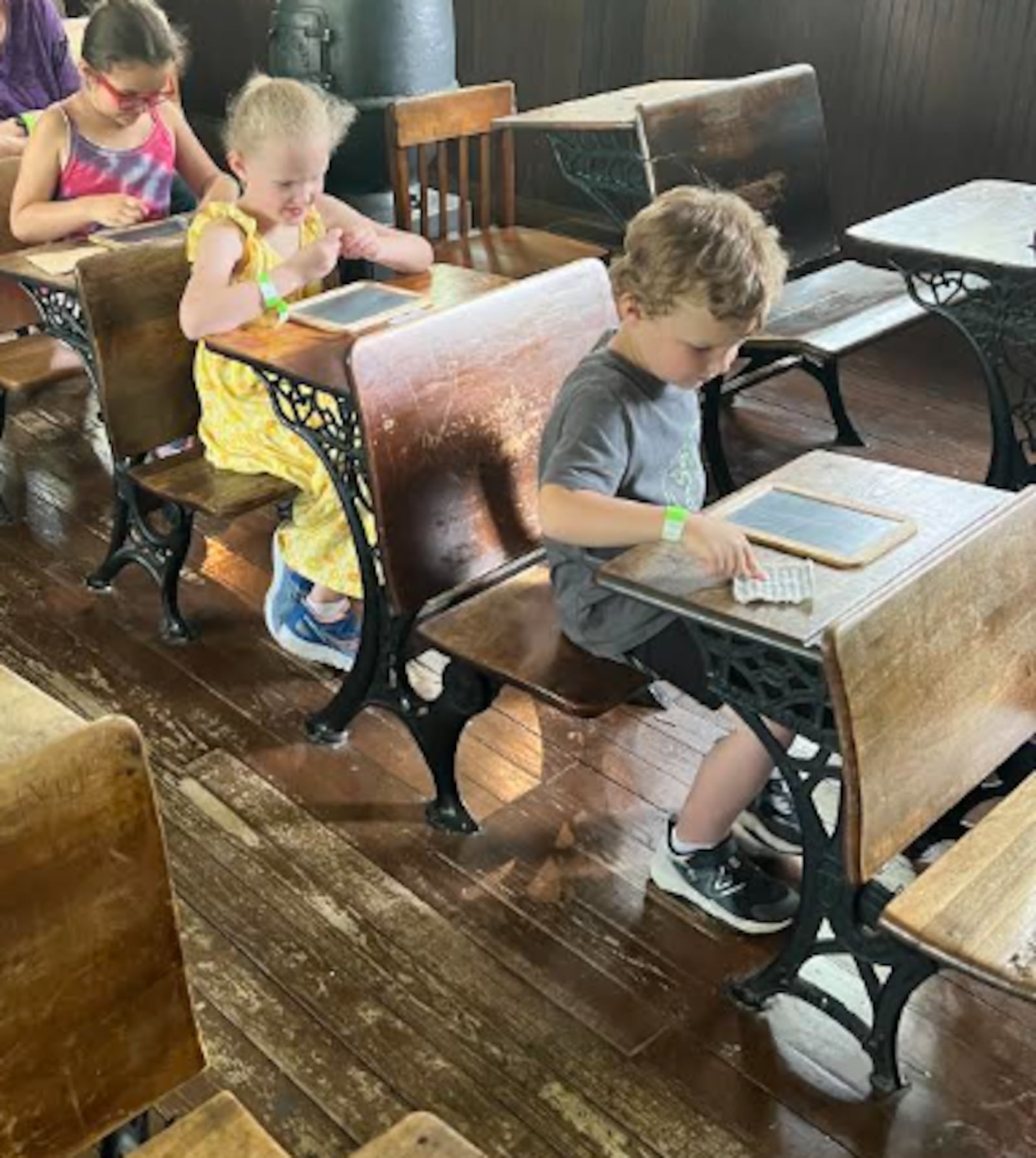 Ken Pavy enjoys taking his grandkids to the park. "They visit the old school house almost every time ."
 CONTRIBUTED