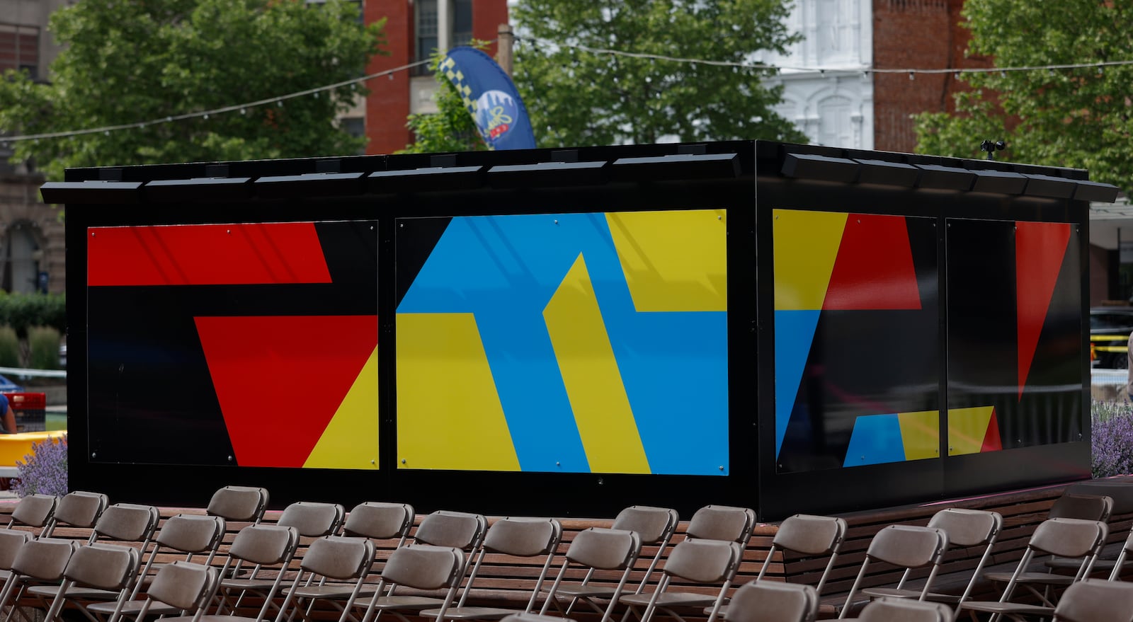 A new public art installation unveiled by Springfield Public Art on Friday, June 6, 2025, at City Hall Plaza. JOSEPH COOKE/STAFF 
