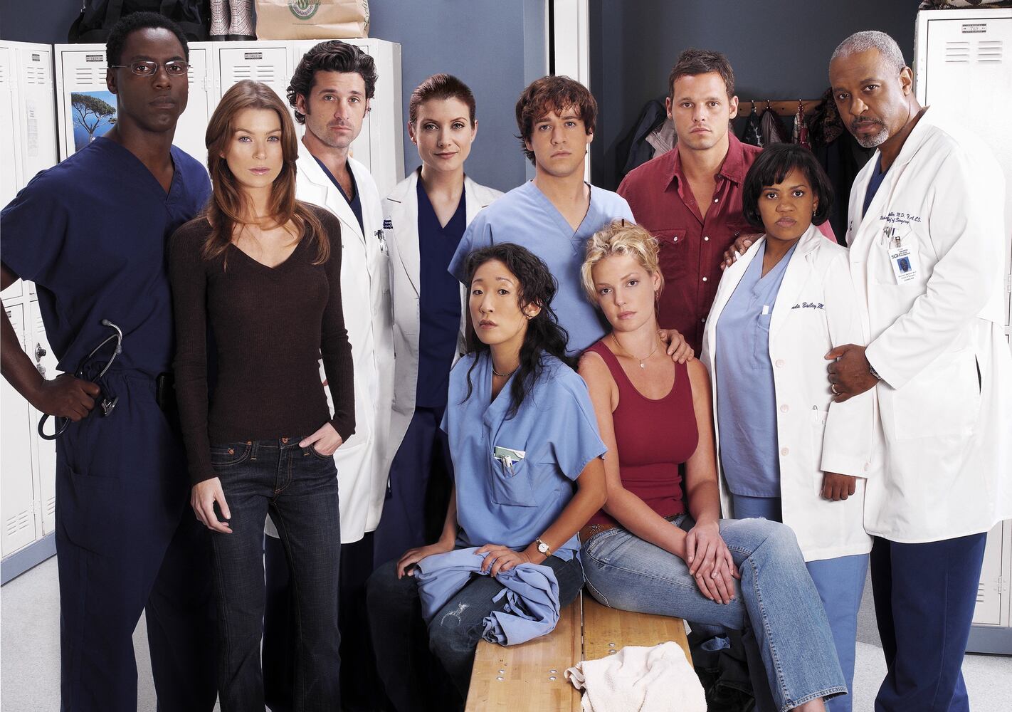 Cristina and Meredith from "Grey's Anatomy"