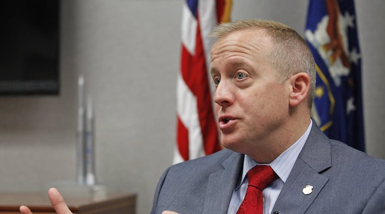 Morley Stone former chief technology officer at the Air Force Research Laboratory at Wright-Patterson Air Force Base, will become a senior vice president for research at Ohio State University. TY GREENLEES / STAFF