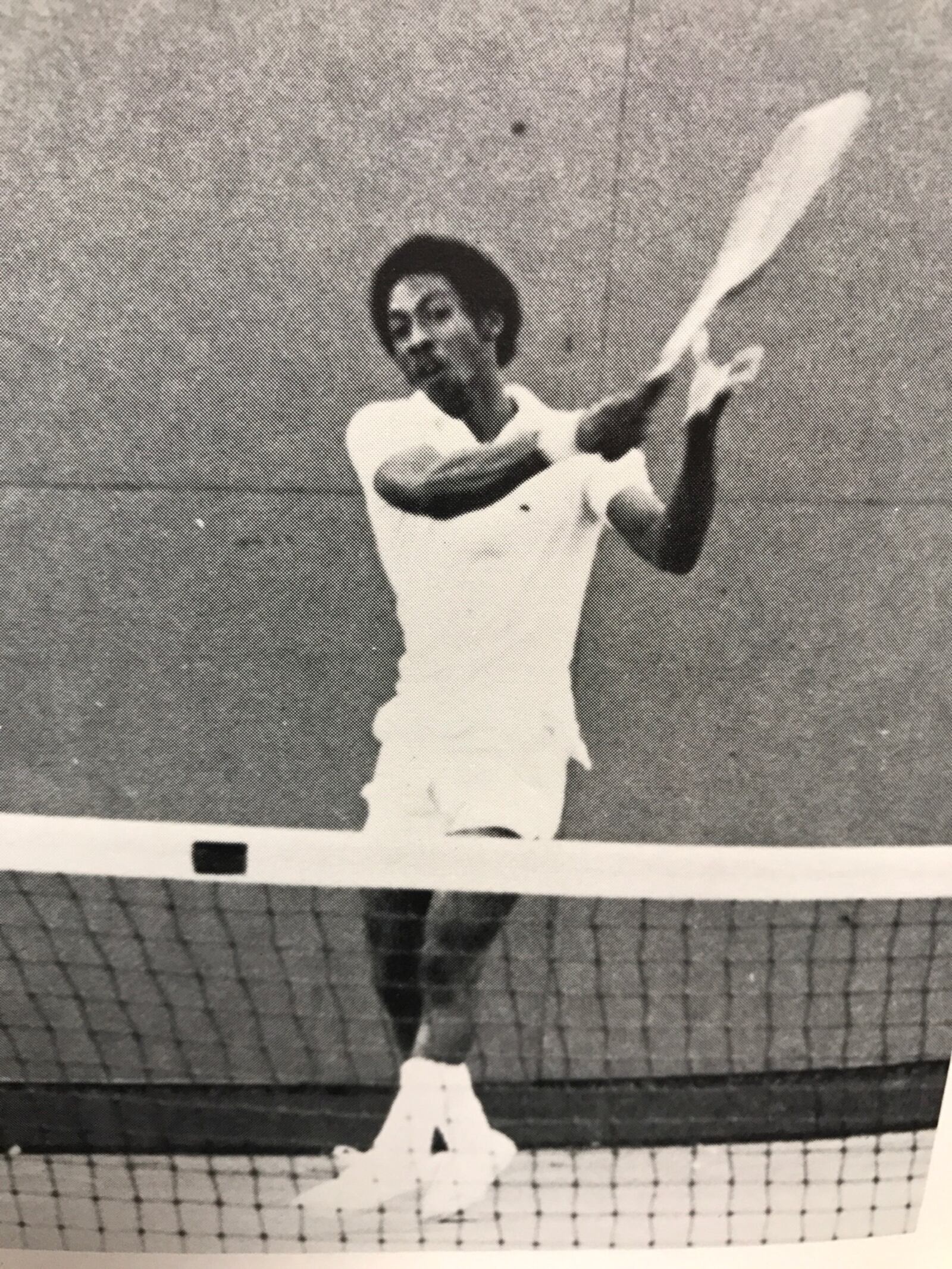 Gene Hambrick played No. 1 singles for three of his four seasons on the Earlham tennis team and was undefeated in his first two fall seasons. CONTRIBUTED