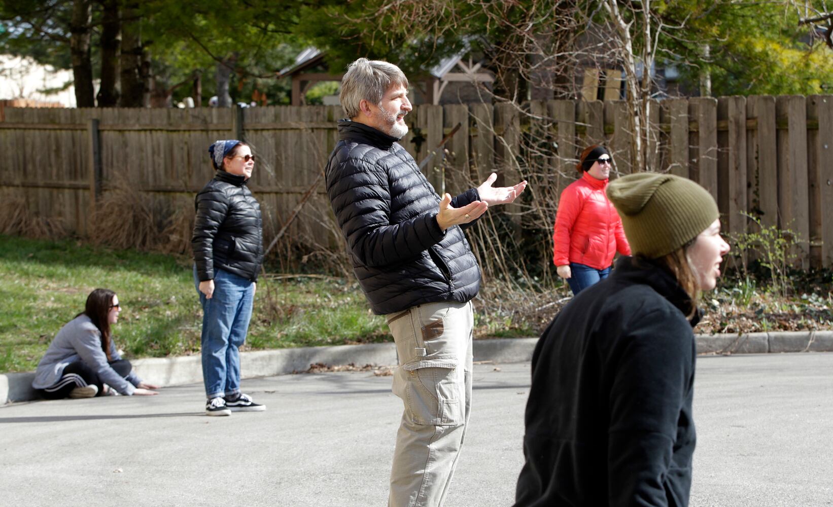 PHOTOS: Simon Says and outdoor word scrambles, Daytonians get creative with social distancing