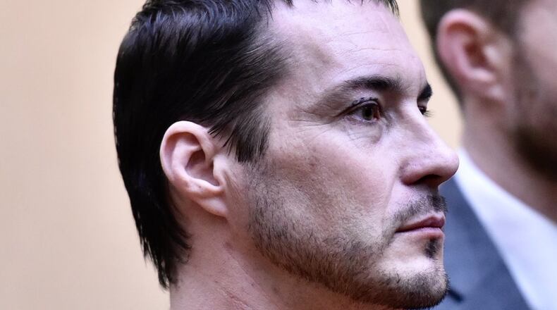 James Geran pleaded guilty Monday in Butler County Common Pleas Court to murder and aggravated murder for the deaths of two women last June after a standoff in Trenton. NICK GRAHAM/STAFF