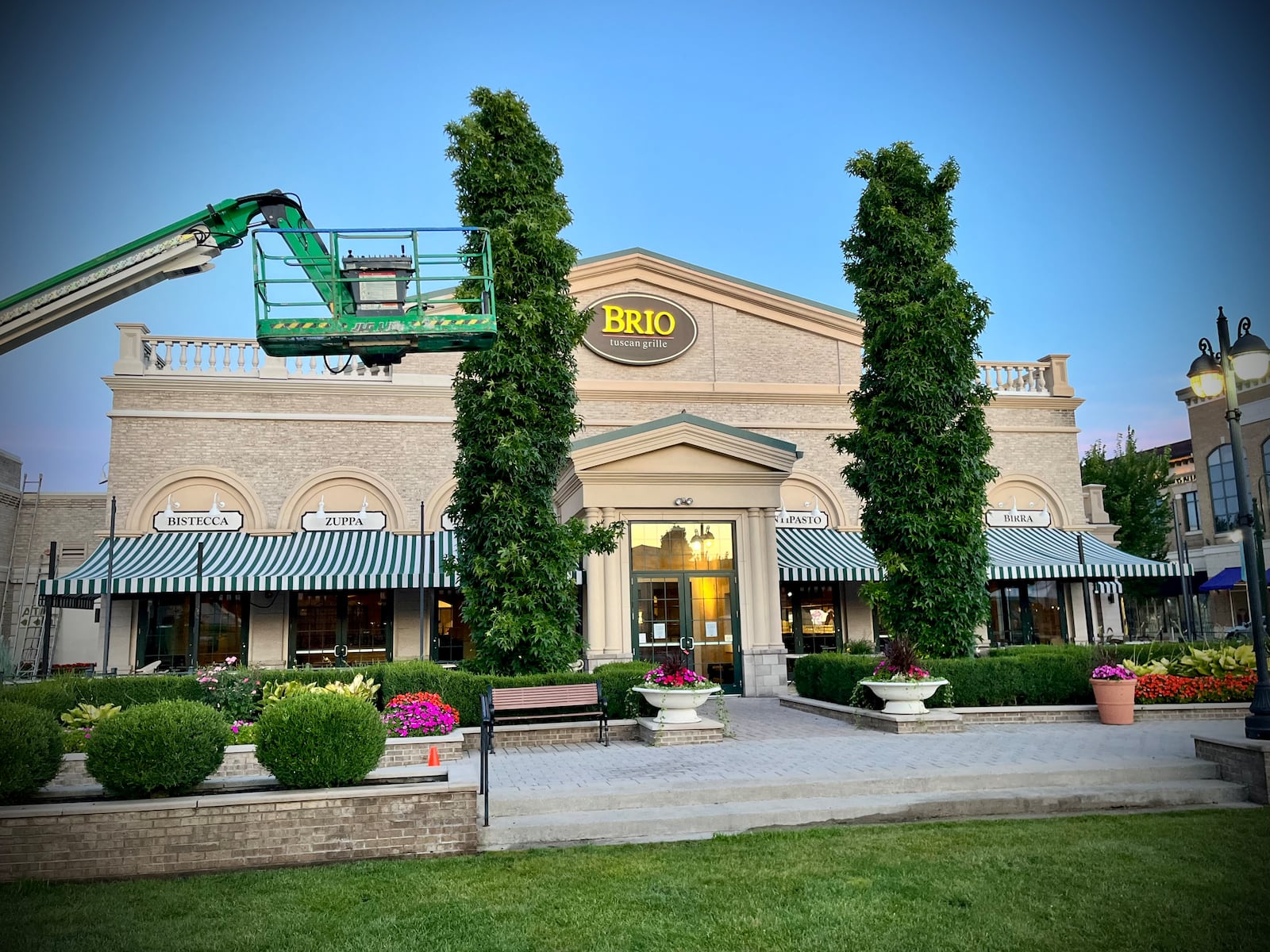 Brio Italian Grille has closed its doors at The Greene in Beavercreek, according to a sign posted at the restaurant. NATALIE JONES/STAFF