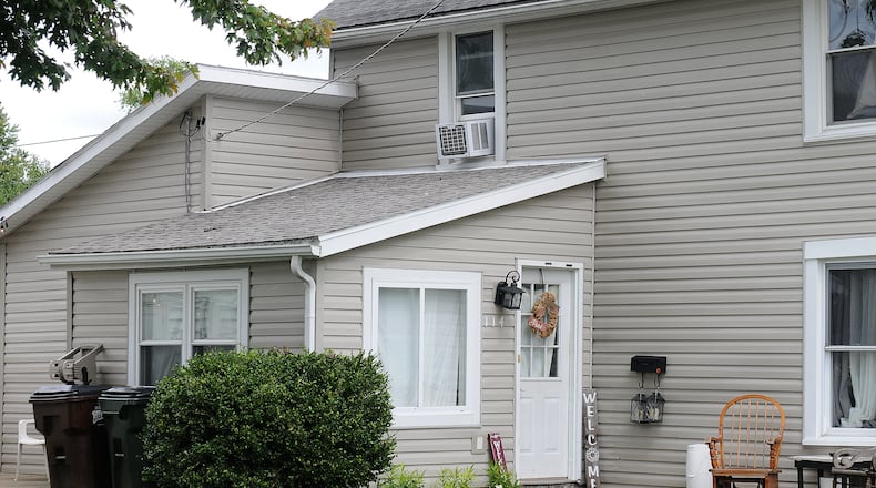 Joshua Allen Mize caused the death of a 1 year-old at this home at 114 E. Vine St. in Bradford. MARSHALL GORBY\STAFF