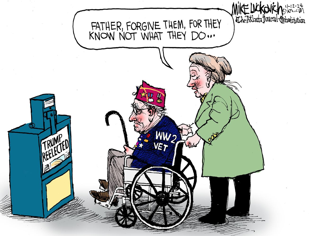 CARTOONS: Mike Luckovich, Nov. 14, 2024