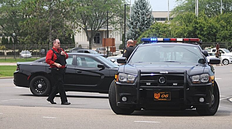 An active shooter situation was reported at the Wright-Patterson Air Force Base hospital on Thursday, Aug. 2, 2018. The all-clear was given several hours later. MARSHALL GORBY / STAFF