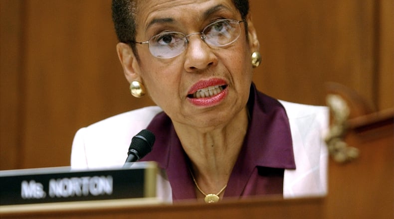 Eleanor Holmes Norton. (AP Photo/Ken Lambert)