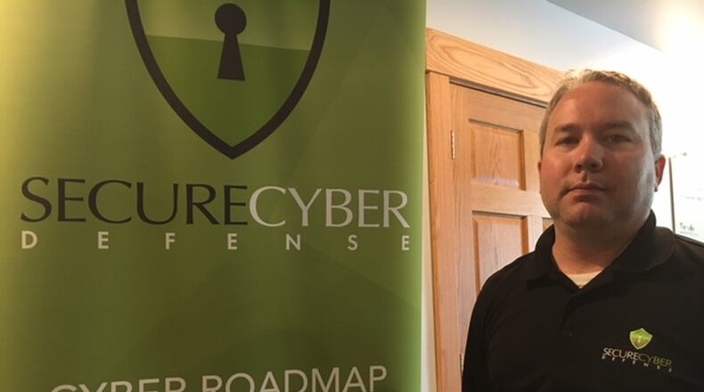 Shawn Waldman, chief executive of Miamisburg’s Cyber Secure Defense. THOMAS GNAU/STAFF