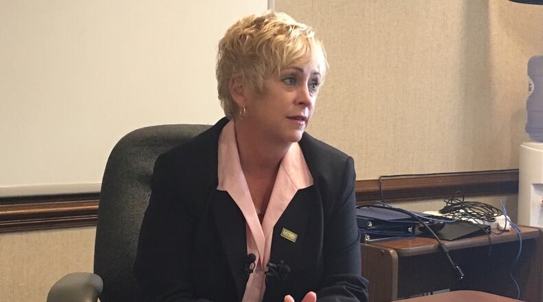 Dayton Public Schools Superintendent Rhonda Corr said Tuesday there are issues holding up an agreement with the teachers union but held out hope that a strike could be prevented. CHUCK HAMLIN/STAFF