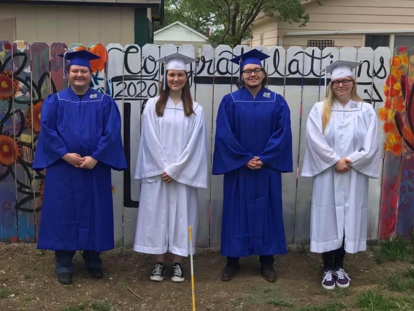 PHOTOS: Springboro graduates celebrate using selfie mural