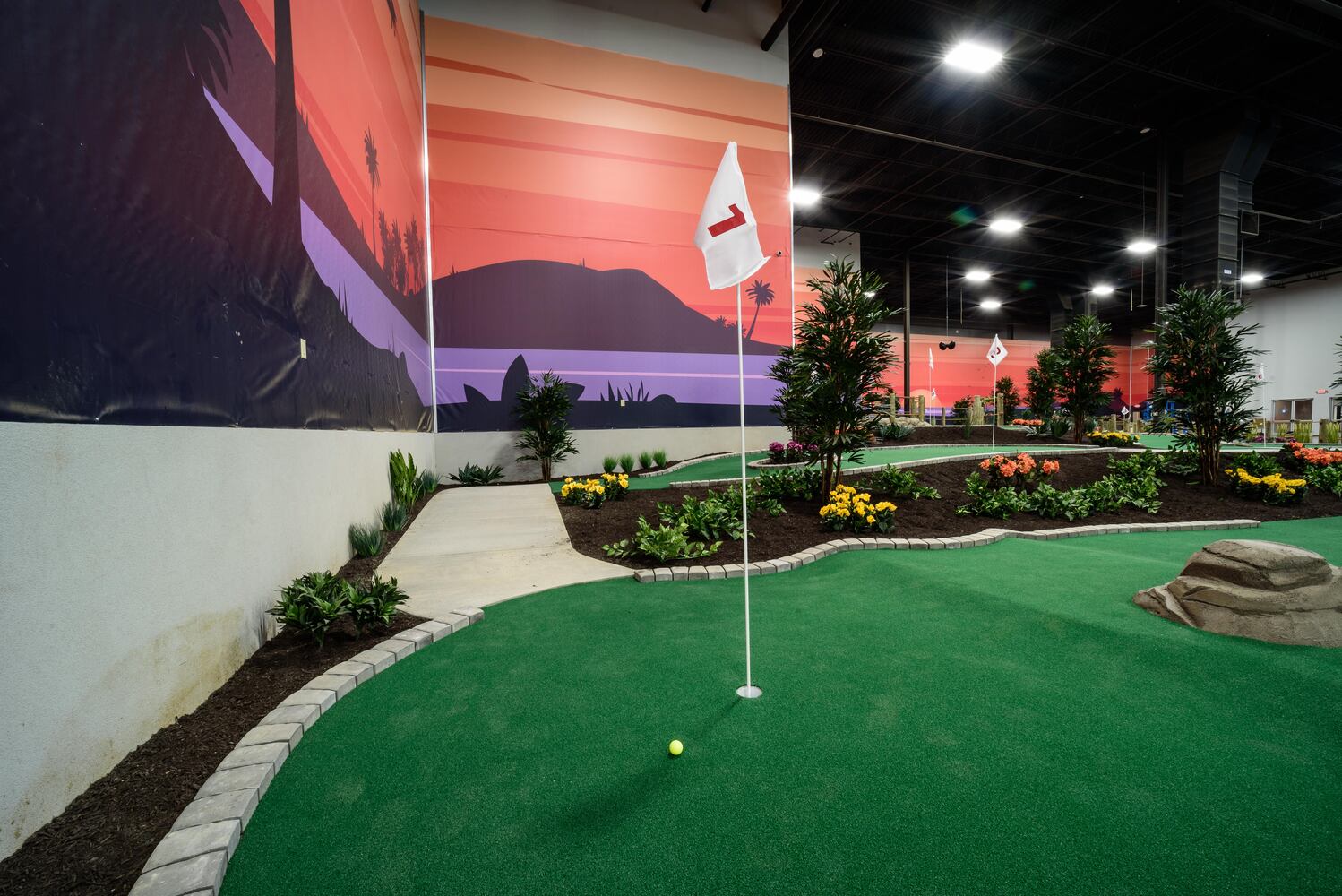 PHOTOS: Take a sneak peek at Scene75's new Sunset Island mini-golf course