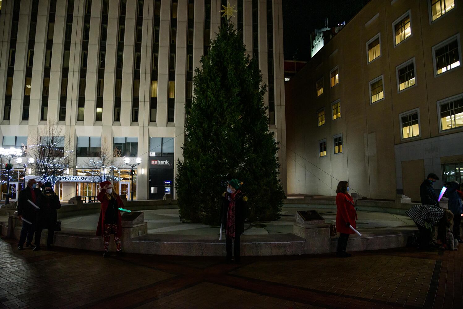 PHOTOS:  A behind the scenes look at filming of Downtown Dayton's Virtual Grande Illumination