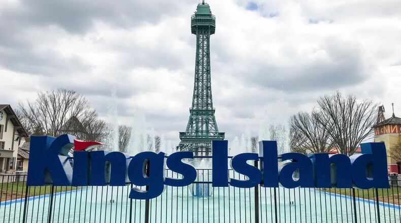 Why are there so many police officers around Kings Island?