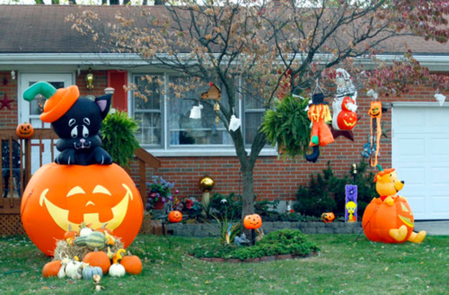 Halloween decorating contest
