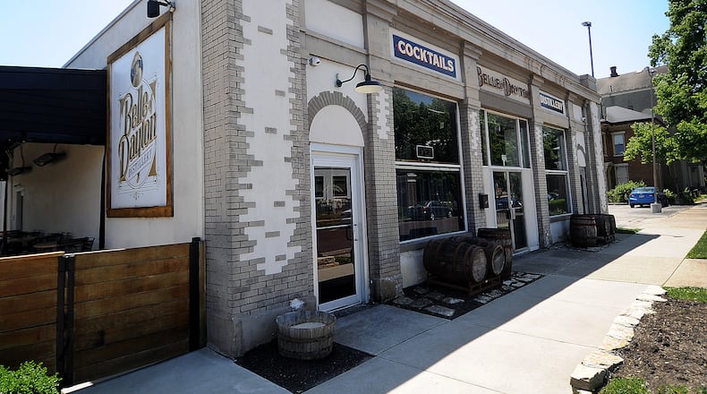 The Belle of Dayton and other Montgomery County micro-distilleries currently have a cap on the amount of spiritous liquor they can produce each year. An Ohio house bill would remove the limit. MARSHALL GORBY\STAFF