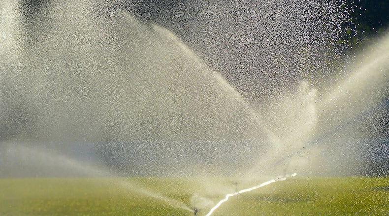 FILE PHOTO: A California homeowner took a decidedly wet approach to deterring thieves in her neighborhood -- setting up a motion-activated sprinkler. (danielsfotoelt/Pixabay/danielsfotoelt/Pixabay)