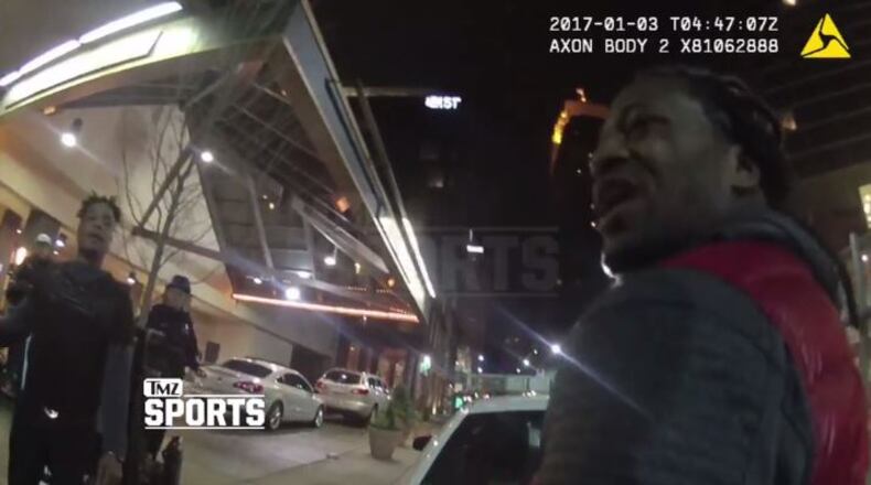 TMZ has released officer bodycam video of Cincinnati Bengals cornerback Adam Jones being arrested Jan. 3.